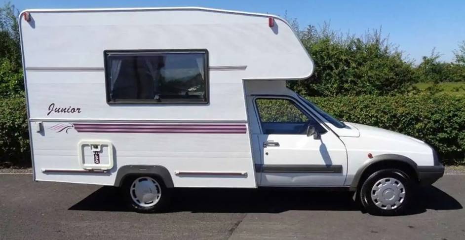 Cheap, classic and very practical: this is this Citroën motorhome